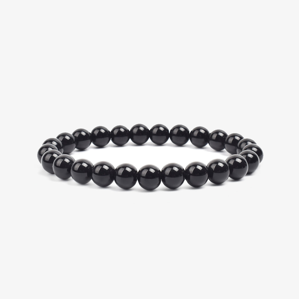 Black Marble Stone Bracelet