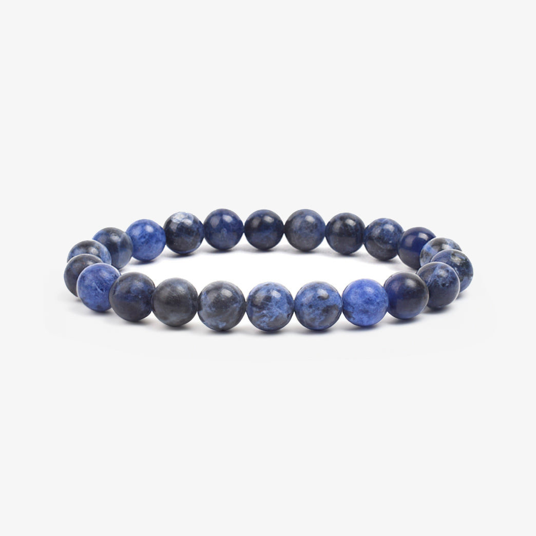 Dark Blue Marble Stone Bracelet