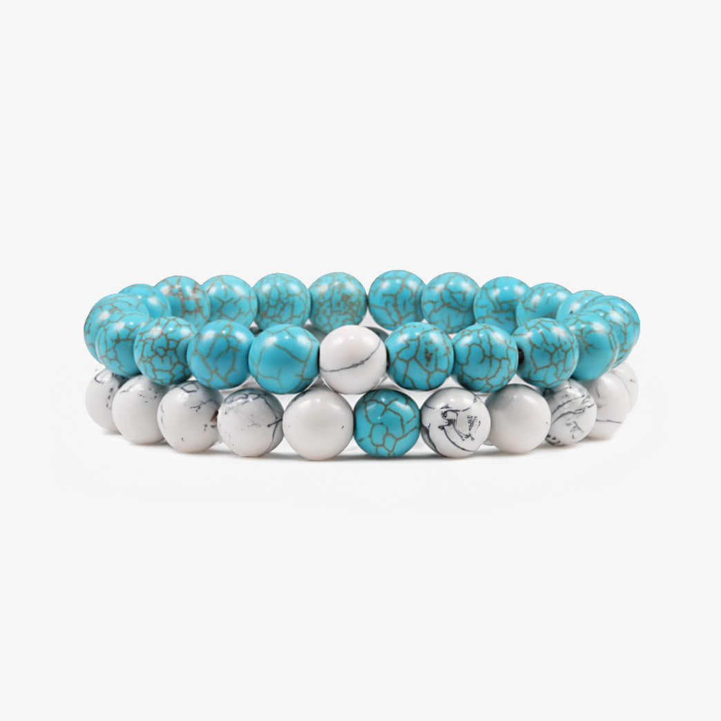 Tiffany and White Marble Stone Bracelet