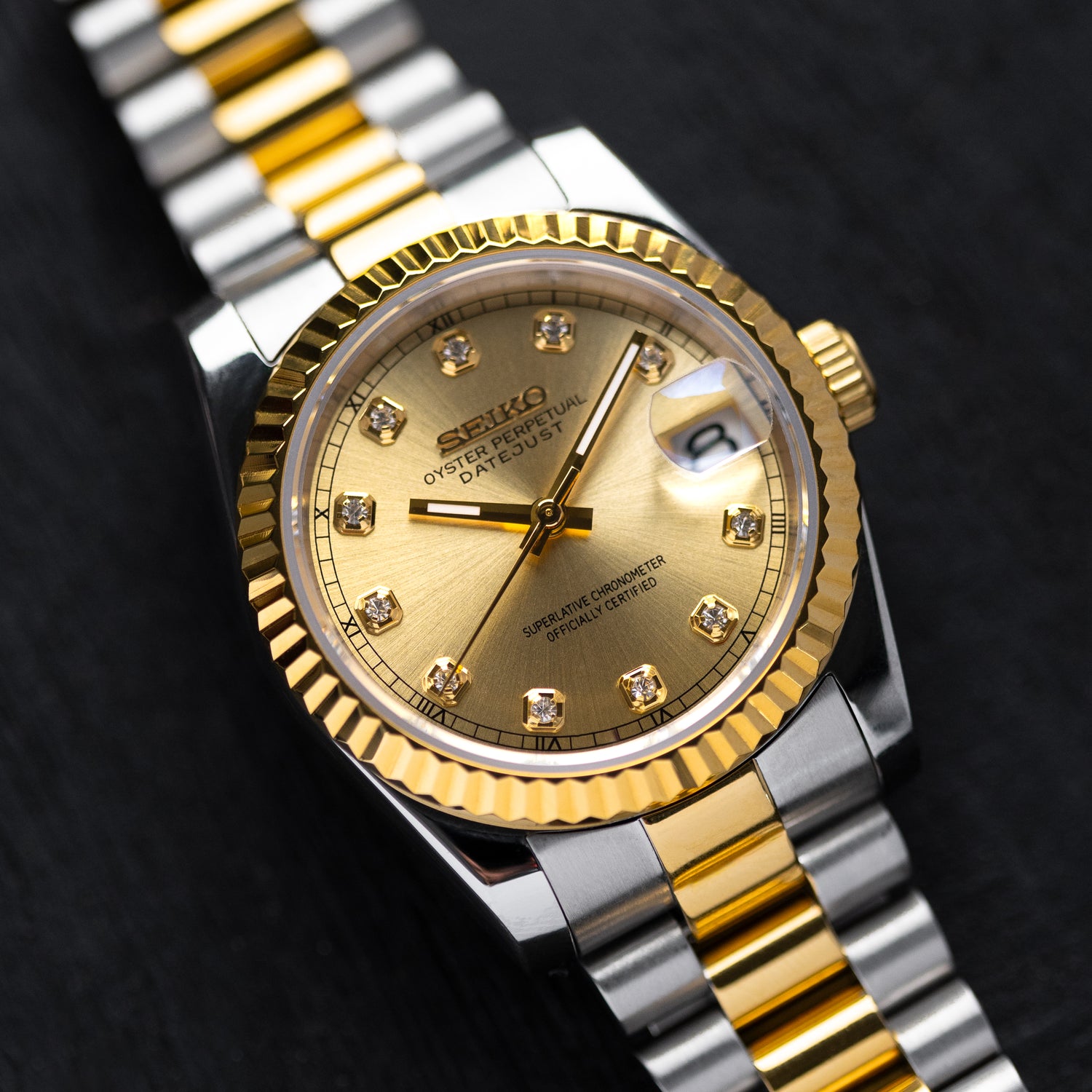 Mod Datejust Two-coloured Watch