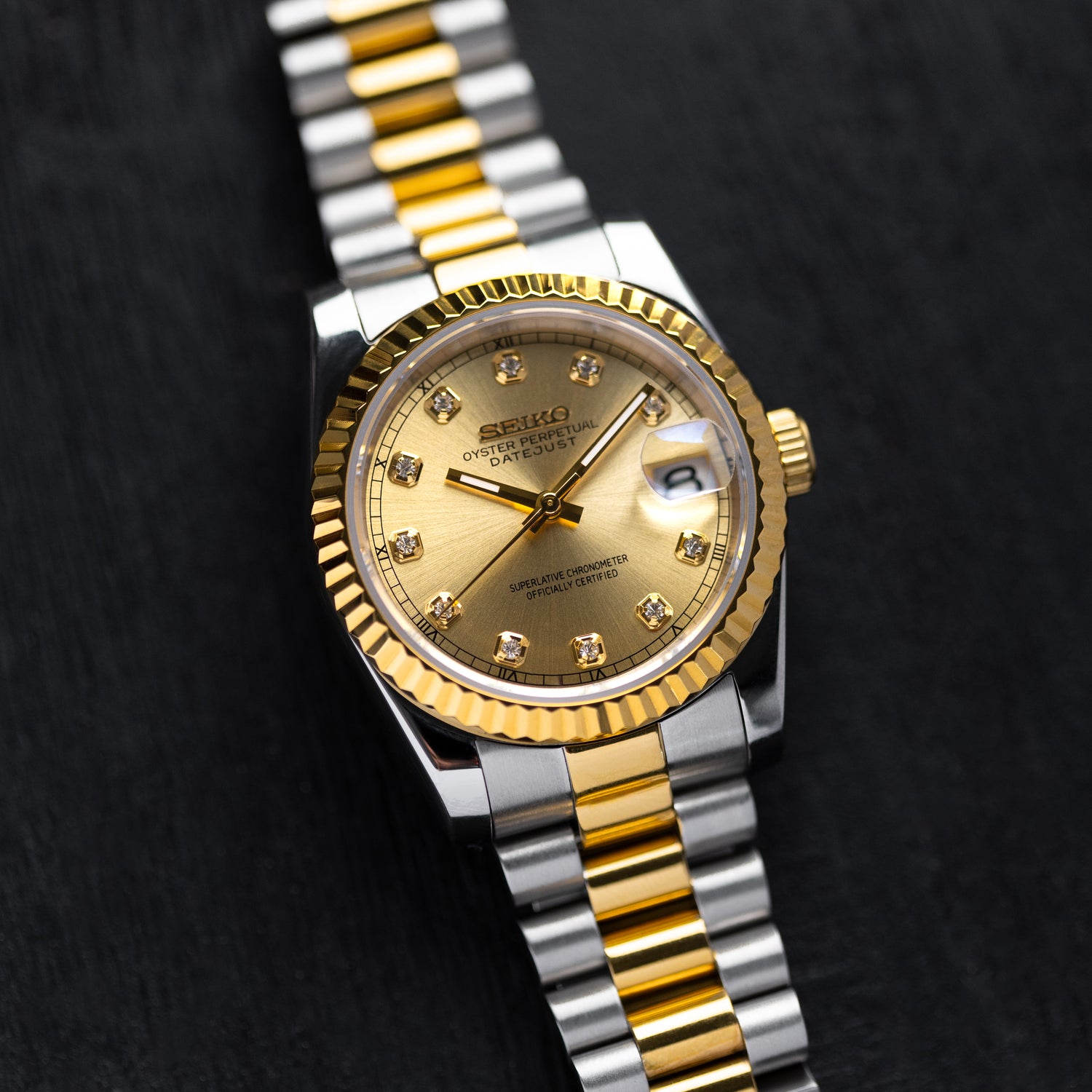 Mod Datejust Two-coloured Watch