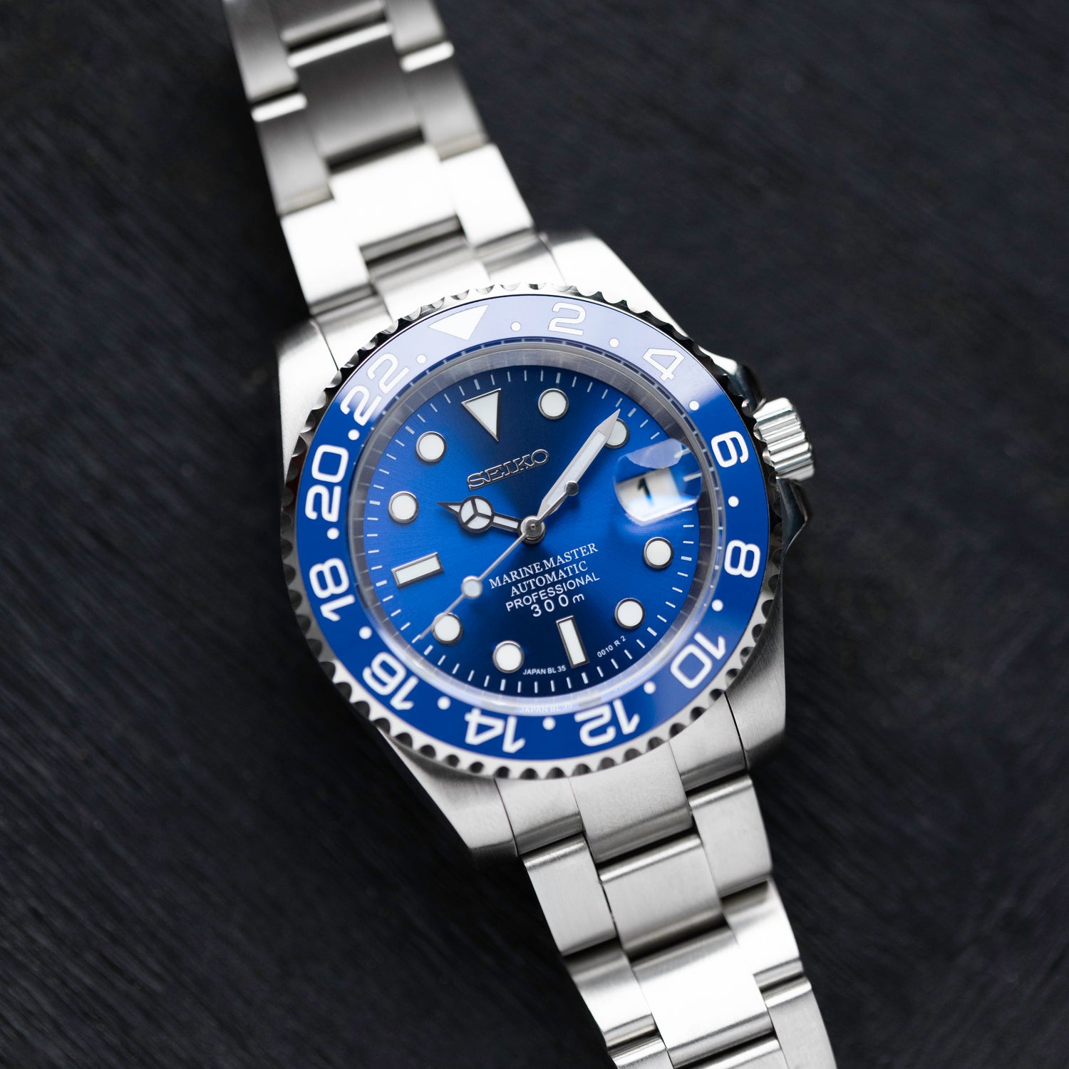 Mod Submariner Smurf Watch