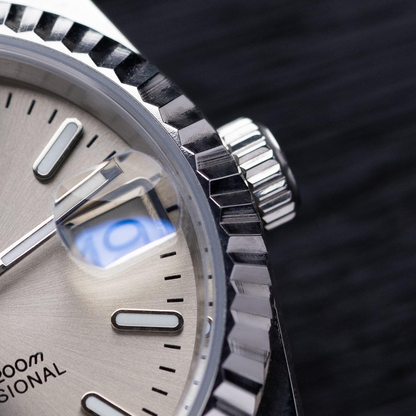 Mod Datejust Watch with Champagne Dial