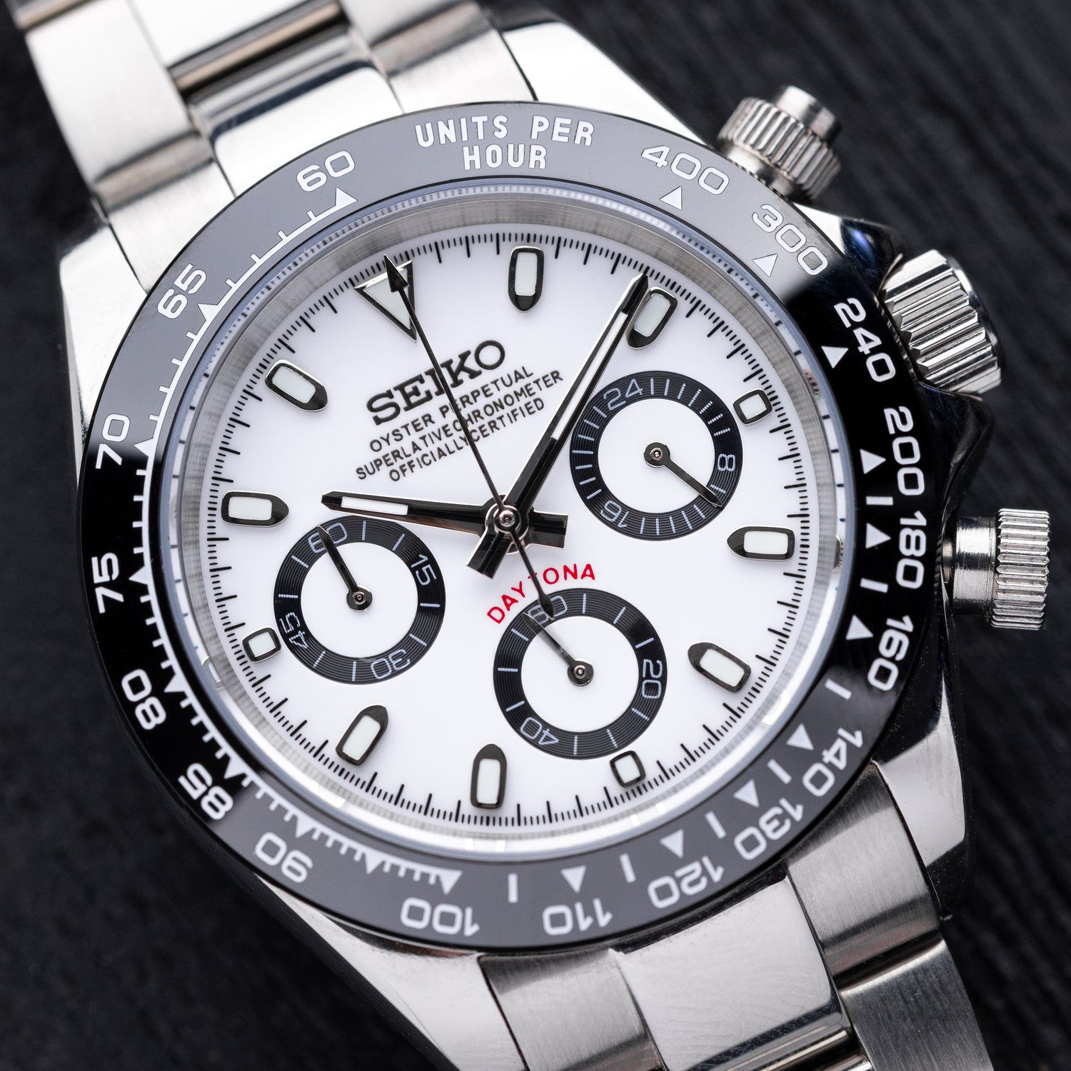 Mod Daytona Panda Chronograph Watch