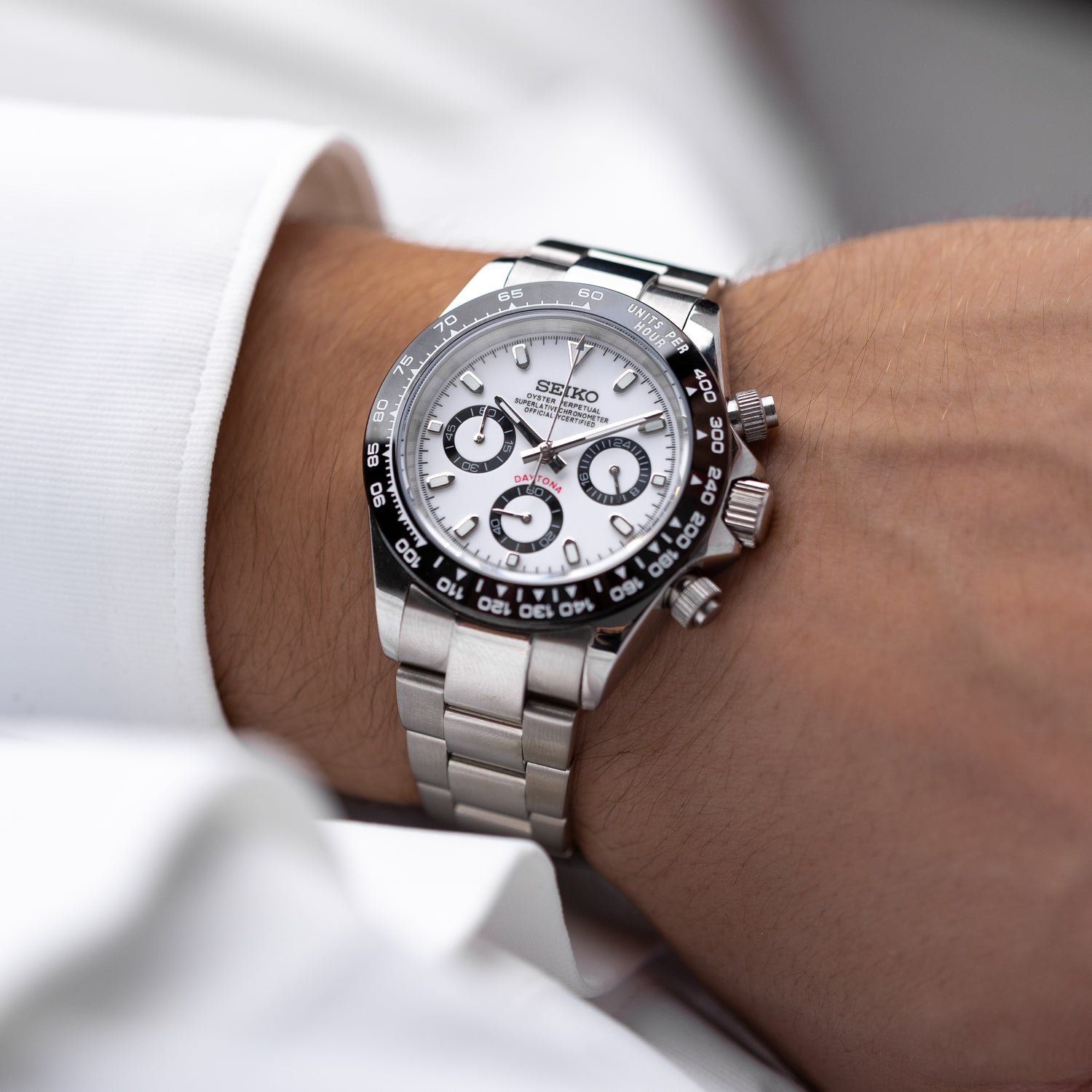 Mod Daytona Panda Chronograph Watch