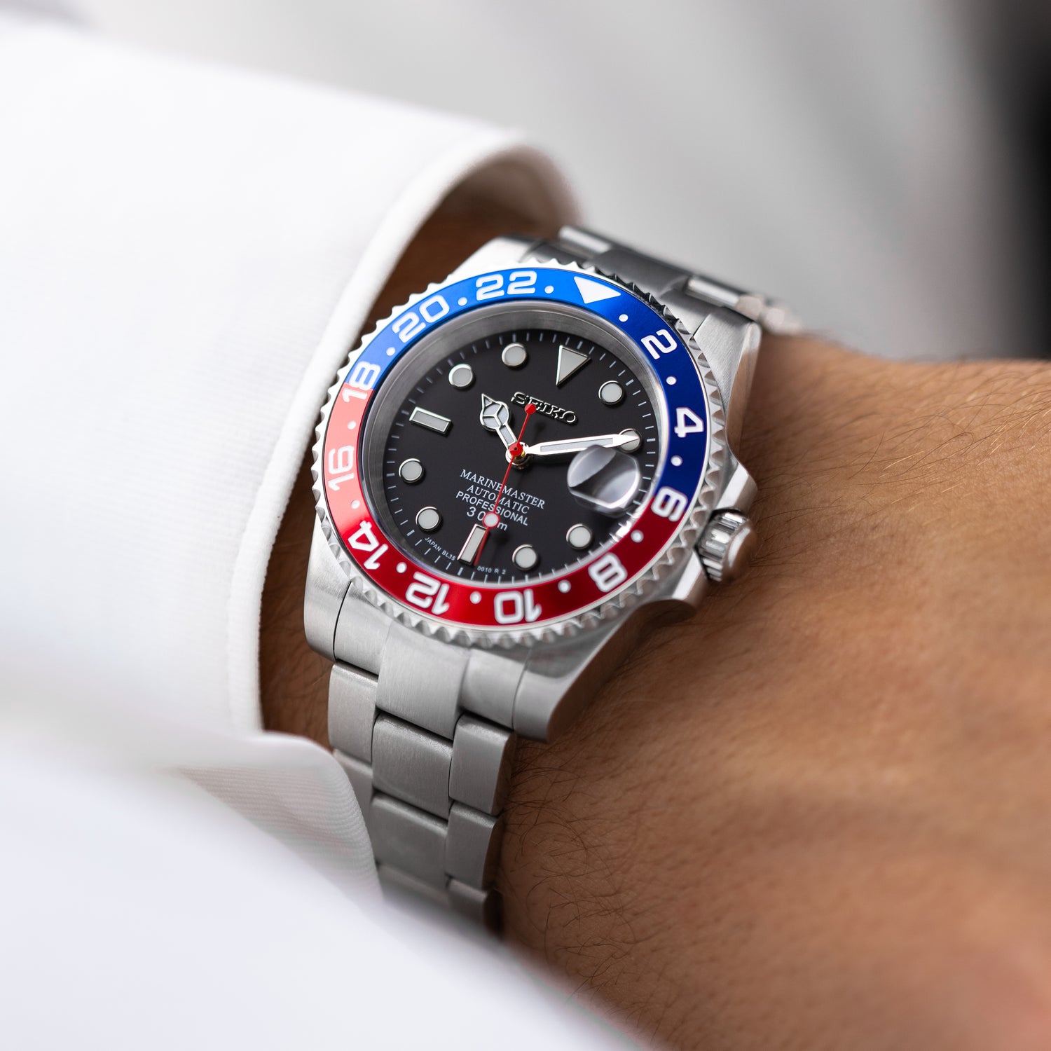 Mod Submariner Pepsi Watch