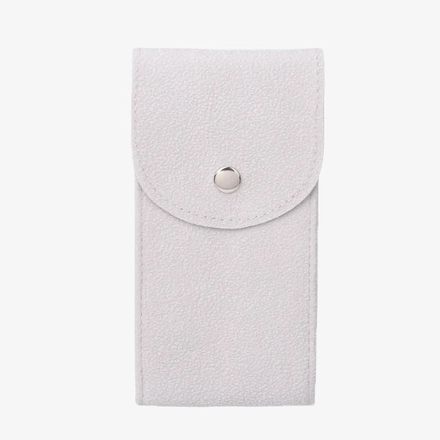 Grey Velvet Watch Pouch