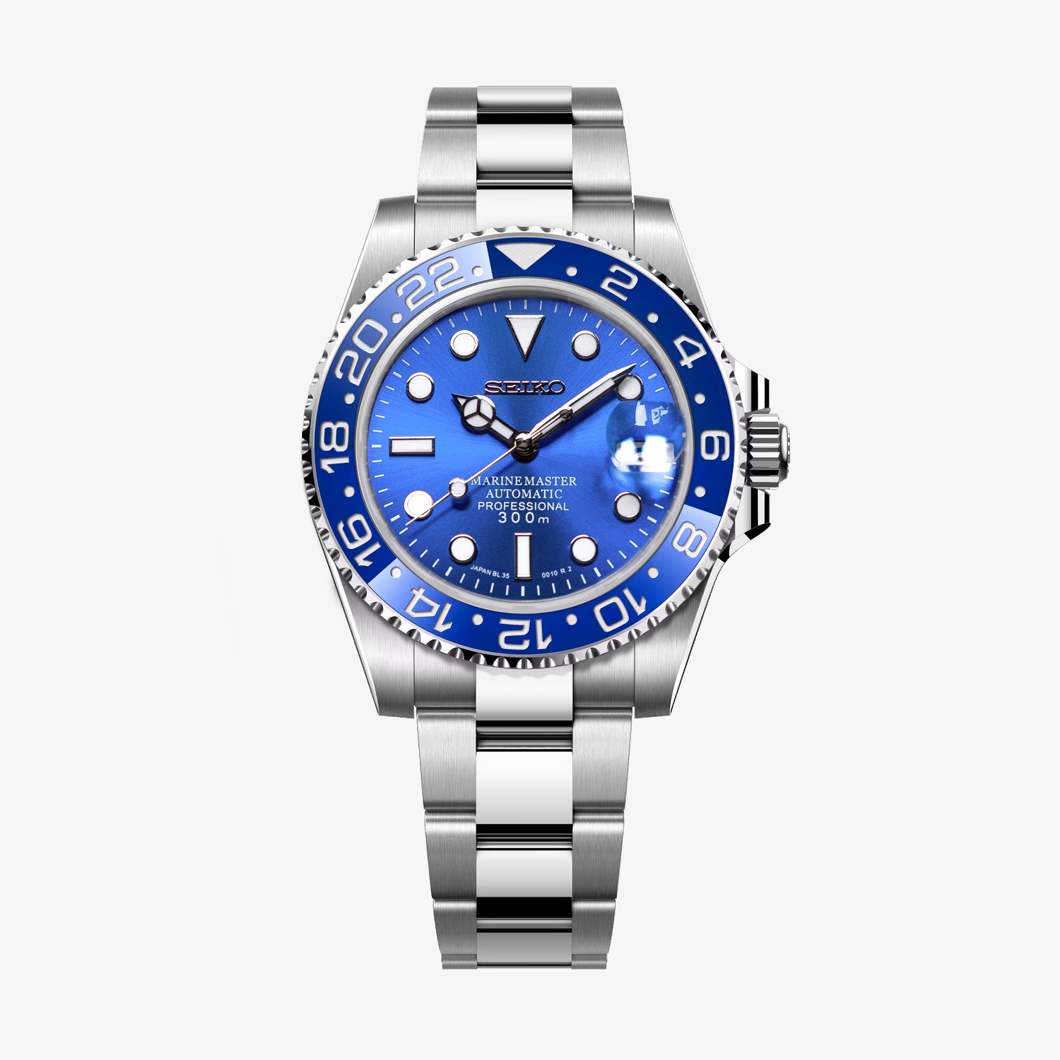 Mod Submariner Smurf Watch